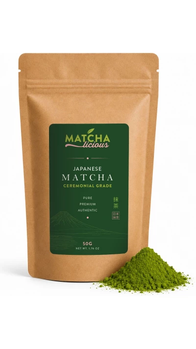 Bio Matcha Tee Pulver aus Japan – Ceremonial Grade, 1. Ernte, Kagoshima – 50 g