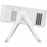 Mini projecteur portable intelligent MG60 350 lumens ANSI Android ATV Full HD 1080P compatible 4K WiFi - Blanc