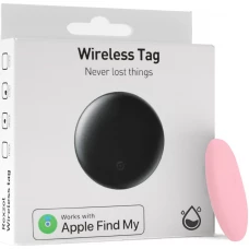 Mini traceur GPS de géolocalisation (alternative AirTag) - Rose