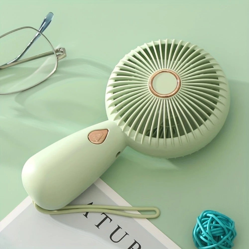 Kompakter tragbarer Mini USB Ventilator wiederaufladbar für Innen- und Außenreisen - Lila