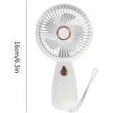 Kompakter tragbarer Mini USB Ventilator wiederaufladbar für Innen- und Außenreisen - Lila