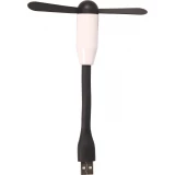 Mini USB-A Ventilator für Laptop / Tablet - Flexibles Silikon Design - Weiss