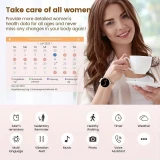 Montre connect&eacute;e Little Meatball G35 Bluetooth appels 120 modes sport podom&egrave;tre suivi sommeil activit&eacute; batterie longue dur&eacute;e 30 jours avec 2 bracelets - Or rose