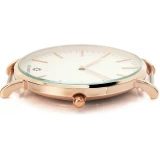 Edelwatch Uhr 41 mm (Men) Gold Zifferblatt Weiss (Batterie nicht enthalten) - Blau / Rot