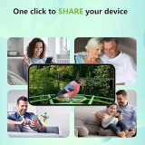 Nichoir à oiseaux intelligent 1296p WiFi avec caméra solaire détection de mouvement et contrôle via application - Vert