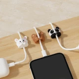 Niedlicher Kabelorganizer f&uuml;r den Schreibtisch selbstklebender multifunktionaler Kabelhalter mit Haken und Clip (3er-Pack) - Multicolore