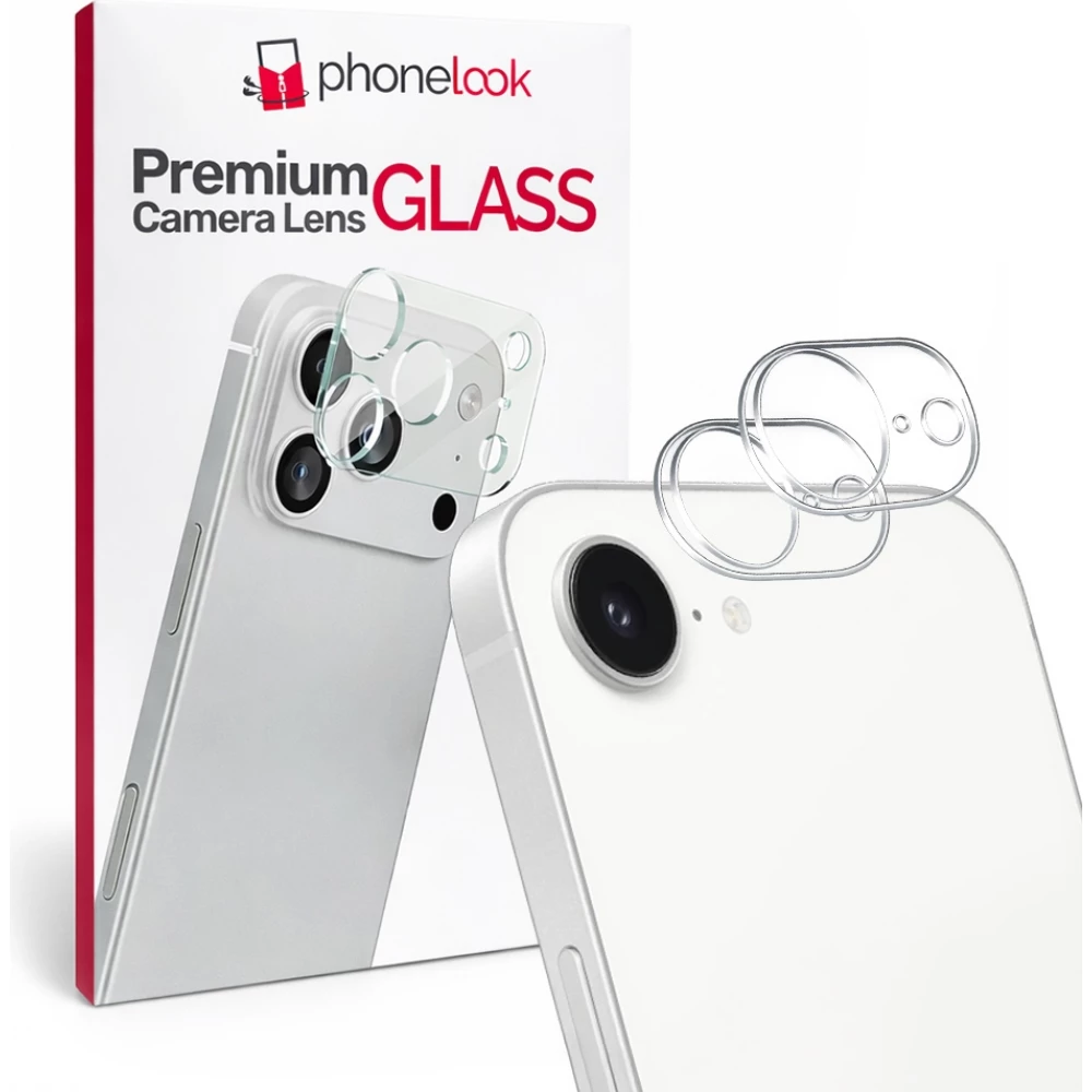 Pack de 2 vitres de protection caméra - Transparent - iPhone 17e / 16e