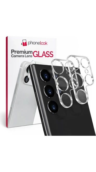 Pack de 2 vitres de protection caméra - Transparent - Samsung Galaxy S24 Ultra