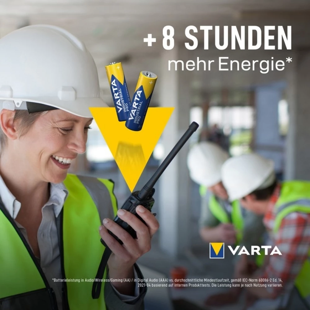 Piles alcalines Varta Industrial AA / LR6 (Mignon) 1,5 V (4006) - Bo&icirc;te de 10 piles