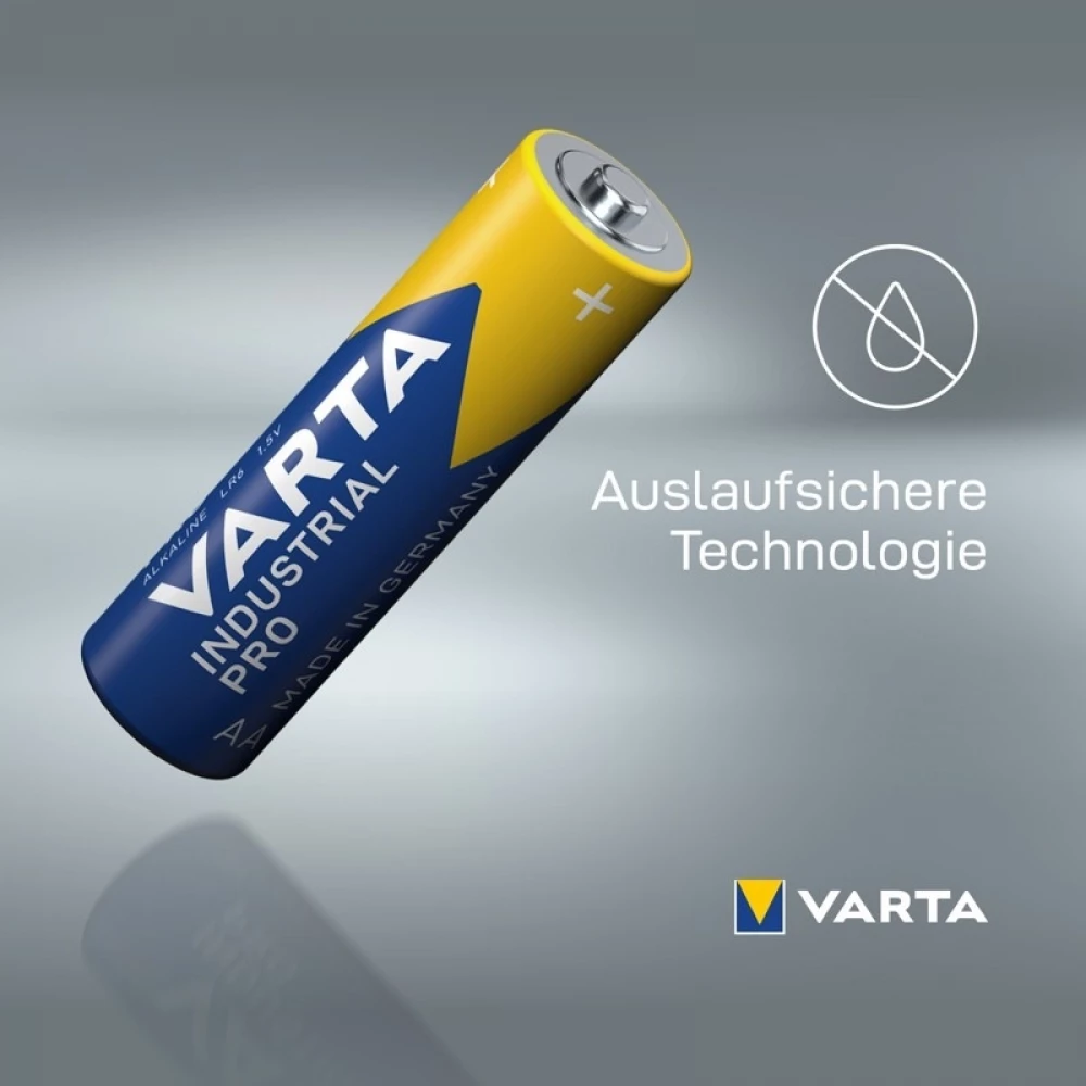 Piles alcalines Varta Industrial AA / LR6 (Mignon) 1,5 V (4006) - Bo&icirc;te de 10 piles