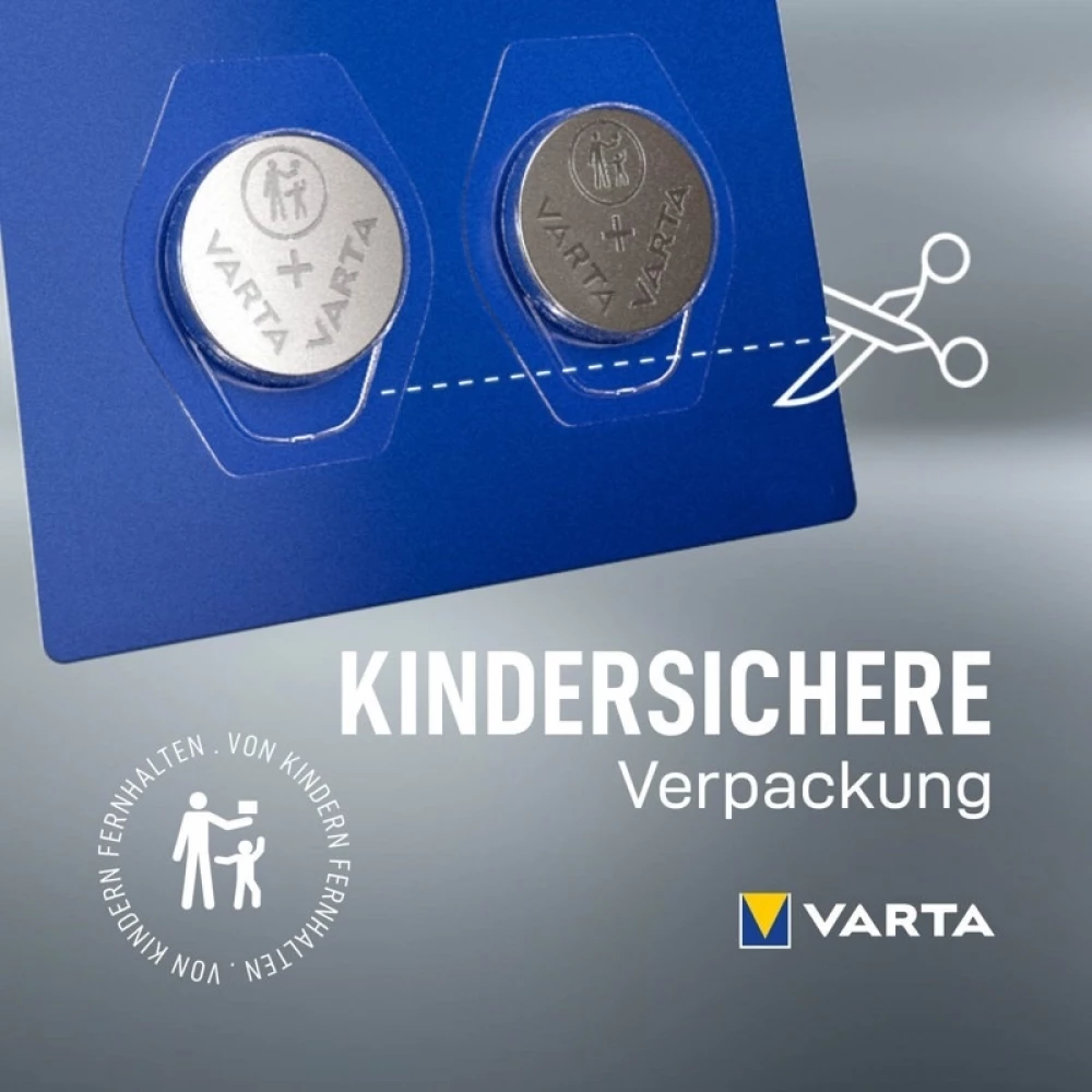 Varta Professional Electronics CR2016 (6016) Lithium-Knopfzellen 3 V (Blister mit 5 Batterien)