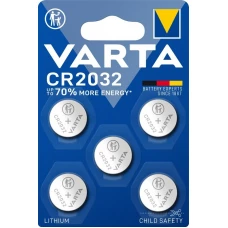 Varta Professional Electronics CR2032 (6032) Lithium-Knopfzellen 3 V (Blister mit 5 Batterien)