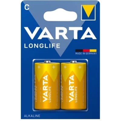 Piles Varta C Longlife Power haute performance (pack de 2 pi&egrave;ces) - 