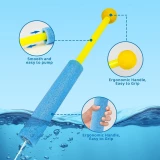 Pistolets à eau en mousse pour enfants jouets d'été pour jardin piscine et plage (Lot de 3 pièces) - Multicolore