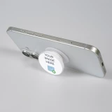 Pop Socket personalisiert Weiss - Austauschbare Finger & Einhand Halterung für Smartphone / Tablets - Custom