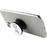 Pop Socket personnalisé noir - Support de doigt interchangeable pour Smartphone / Tablettes - Custom