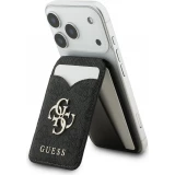 Guess 4G Metall Kartenetui MagSafe St&auml;nderfunktion mit Spiegel - Schwarz