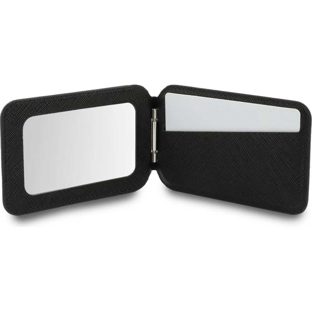 Porte-cartes  Karl Lagerfeld support avec miroir MagSafe &eacute;l&eacute;gant et pratique - Noir
