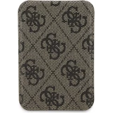 MagSafe-kompatible Magnetkartenhalter mit integriertem Guess Metall-Logo - Braun