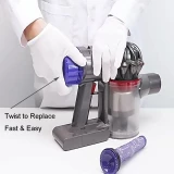 Vorfilter kompatibel f&uuml;r Dyson V6/V7/V8 Staubsauger - Violett