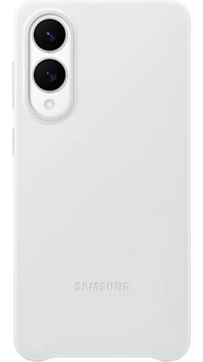 Galaxy S25 Edge Case H&uuml;lle - Premium Vegan-Leder Backcover KindSuit - Hellgrau