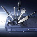 Ultraresistente vollständige Glas-Schutzabdeckung für Kamera mit Stoßschutz - Blau - iPhone 17 Pro Max