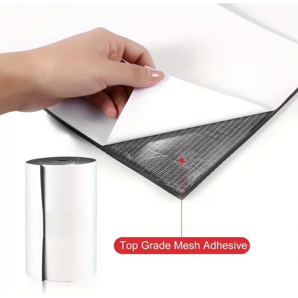 Protection mur garage en mousse adh&eacute;sive 200 x 20 x 0,6 cm &ndash; Protecteur anti-choc pour porti&egrave;res de voiture - Noir
