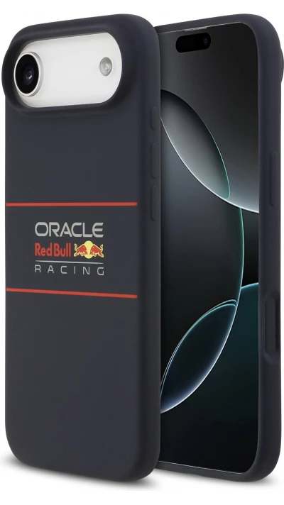 iPhone Air Case H&uuml;lle - Red Bull Silikon Horizontal Zentrales Logo MagSafe - Blau