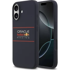 Coque iPhone 17 - Red Bull Silicone Horizontal Centered Logo MagSafe - Bleu