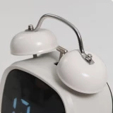 Réveil numérique LED GH8032 sonore multifonction affichage électronique horloge de table - Noir