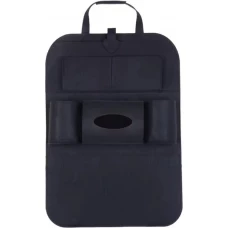 Universelle Auto R&uuml;cksitz Aufbewahrung Kofferraum Organizer aus Filz elastisch 6 Taschen h&auml;ngende Auto Zubeh&ouml;r Tasche - Schwarz