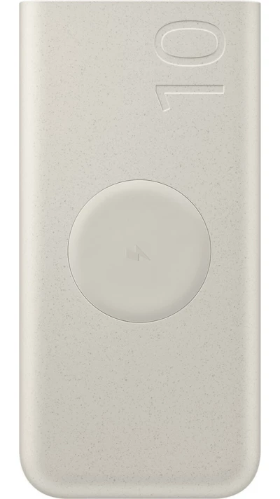 Samsung batterie externe wireless 10000 mAh 2x USB-C 25W Powerbank charge ultra-rapide - Beige