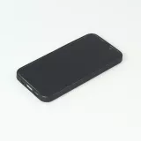 Coque iPhone 13 mini - Silicone rigide noir Maillot de football Jordanie 2026 personnalisable