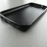 Hülle Samsung Galaxy S7 - Silikon schwarz Valentine 2022 Rose