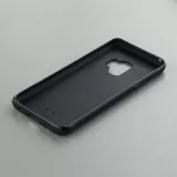 Hülle Samsung Galaxy S9 - Silikon schwarz Marble 01