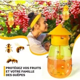 2er Set Wespenfallen grosse Kapazit&auml;t wiederverwendbar ideal f&uuml;r Garten Terrasse Camping - Orange