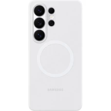 Coque Samsung Galaxy S26 Ultra - Silicone Magnet Case protection l&eacute;g&egrave;re et durable - Blanc