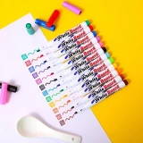 Stylos magiques flottants &agrave; l'eau marqueurs effa&ccedil;ables pour tableau blanc jouet &eacute;ducatif cr&eacute;atif pour enfants (8 couleurs) - Multicolore