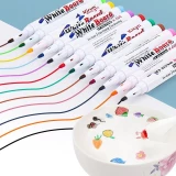 Stylos magiques flottants &agrave; l'eau marqueurs effa&ccedil;ables pour tableau blanc jouet &eacute;ducatif cr&eacute;atif pour enfants (8 couleurs) - Multicolore