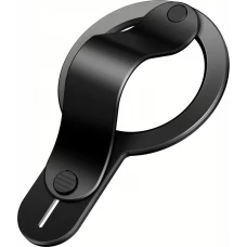 Support magn&eacute;tique MagSafe iPhone 17/16/15/14/13/12 anneau pliable d&eacute;tachable grip s&eacute;curis&eacute; en alliage zinc avec adaptateur inclus - Noir