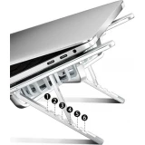 Laptop-St&auml;nder mit integriertem Ventilator und neigbar
