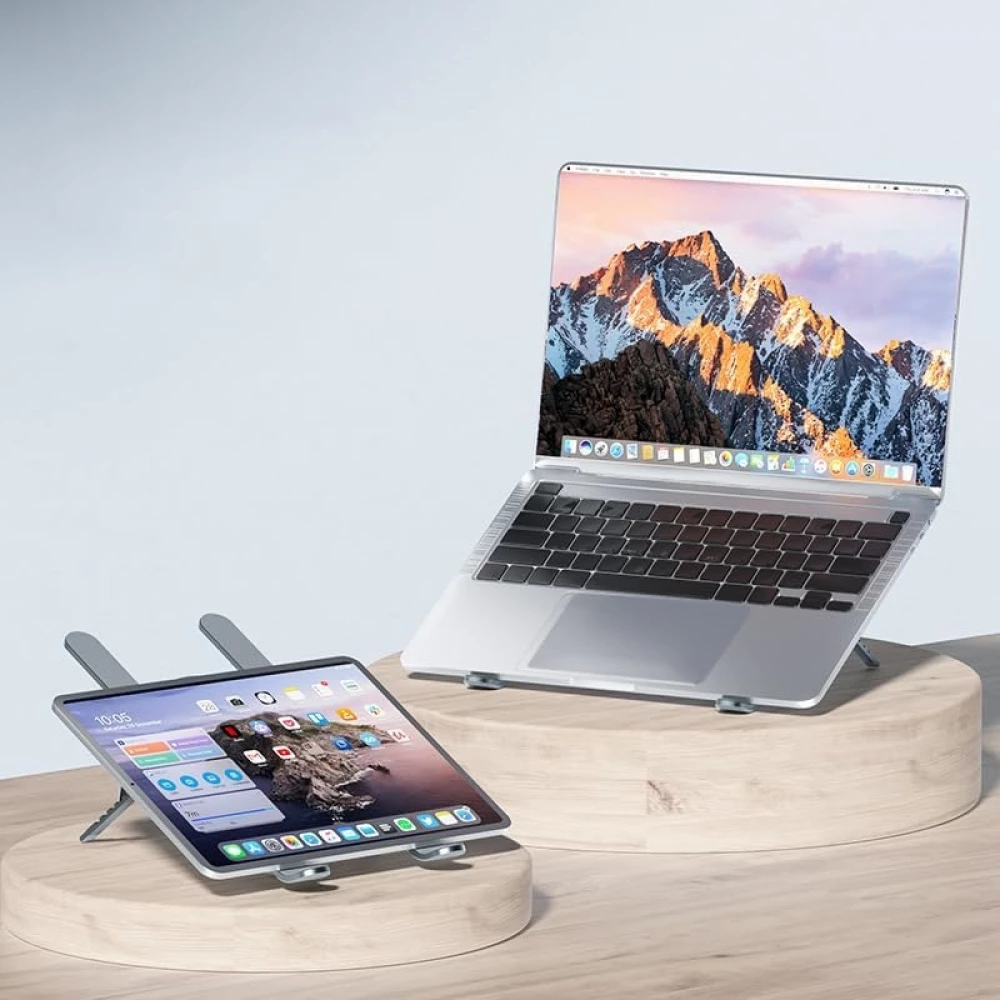 Laptop-St&auml;nder mit integriertem Ventilator und neigbar