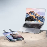 Laptop-St&auml;nder mit integriertem Ventilator und neigbar