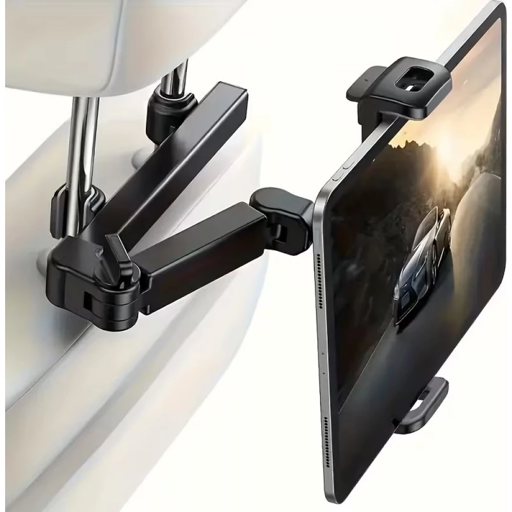 Support tablette/téléphone pour voiture appui-tête compatible avec différents appareils de 11,94 à 32,77cm - Noir