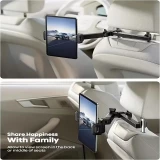 Support tablette/téléphone pour voiture appui-tête compatible avec différents appareils de 11,94 à 32,77cm - Noir