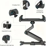 Support tablette/téléphone pour voiture appui-tête compatible avec différents appareils de 11,94 à 32,77cm - Noir