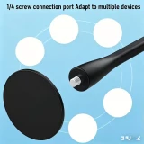 Magnetische Handyhalterung mit flexiblem Schwanenhals 360&deg; verstellbarer Arm kompatibel mit MagSafe - Schwarz