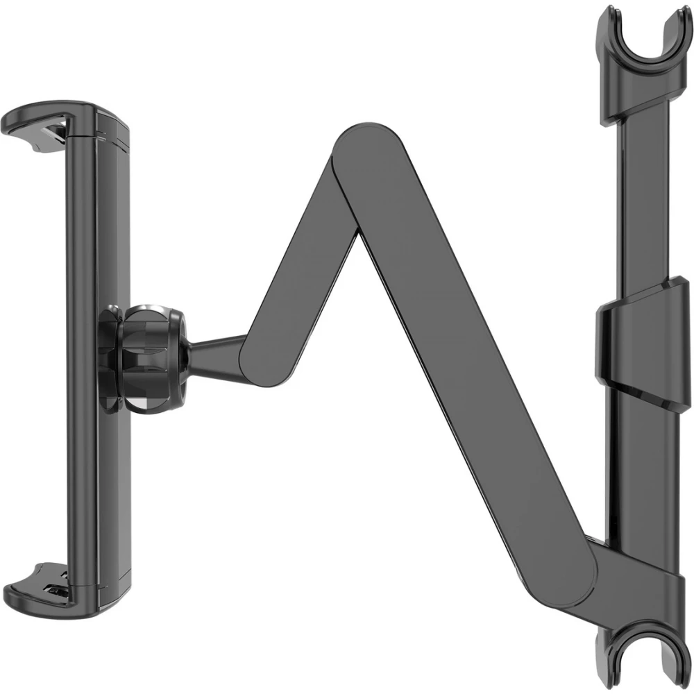 Support Wozinsky pour voiture d'appuie-t&ecirc;te r&eacute;glable pour smartphone ou tablette adaptation universelle avec rotation &agrave; 360&deg; - Noir