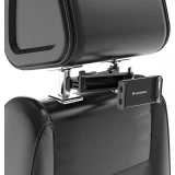 Support Wozinsky pour voiture d'appuie-t&ecirc;te r&eacute;glable pour smartphone ou tablette adaptation universelle avec rotation &agrave; 360&deg; - Noir