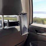 Support Wozinsky pour voiture d'appuie-t&ecirc;te r&eacute;glable pour smartphone ou tablette adaptation universelle avec rotation &agrave; 360&deg; - Noir